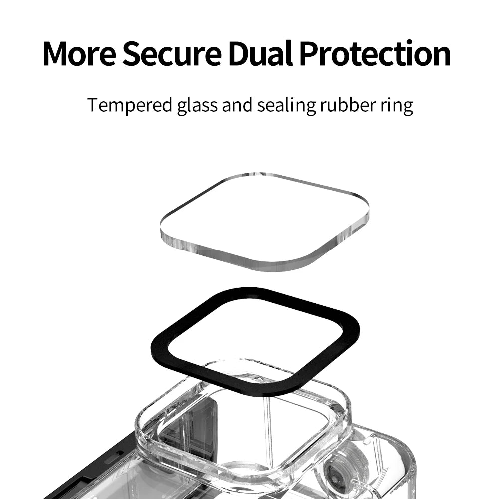 TELESIN Case Telesin waterproof for GoPro Hero 9 / Hero 10 / Hero 11 / Hero 12 / Hero 13