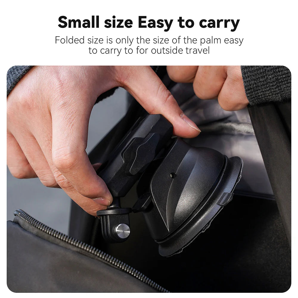 TELESIN Upgraded General Suction Cup Mount for Action Cameras