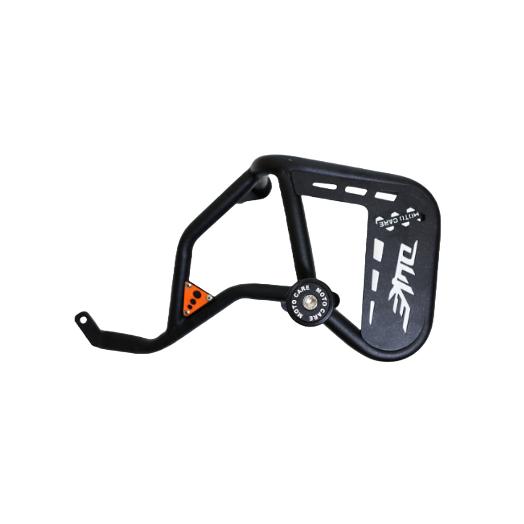 Moto Care Crash Guard With Dual Sliders (Black) For Ktm Duke 390 Gen-3