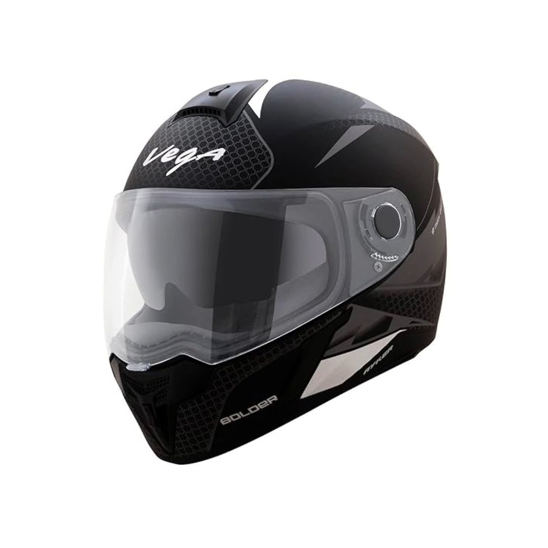 Vega Ryker Bolder Full Face Helmet Black Silver