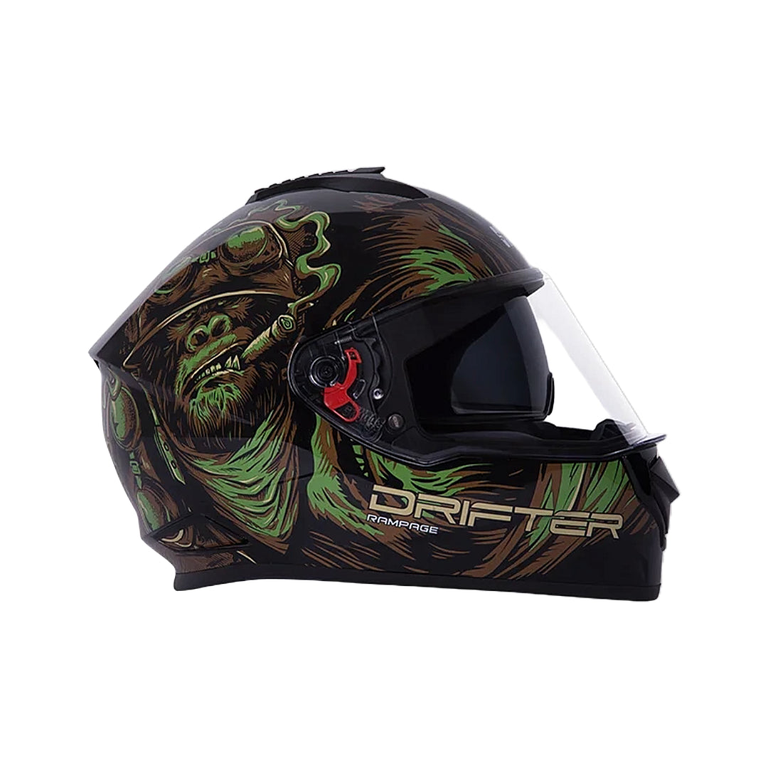 Studds Drifter D3 Black N3 Green