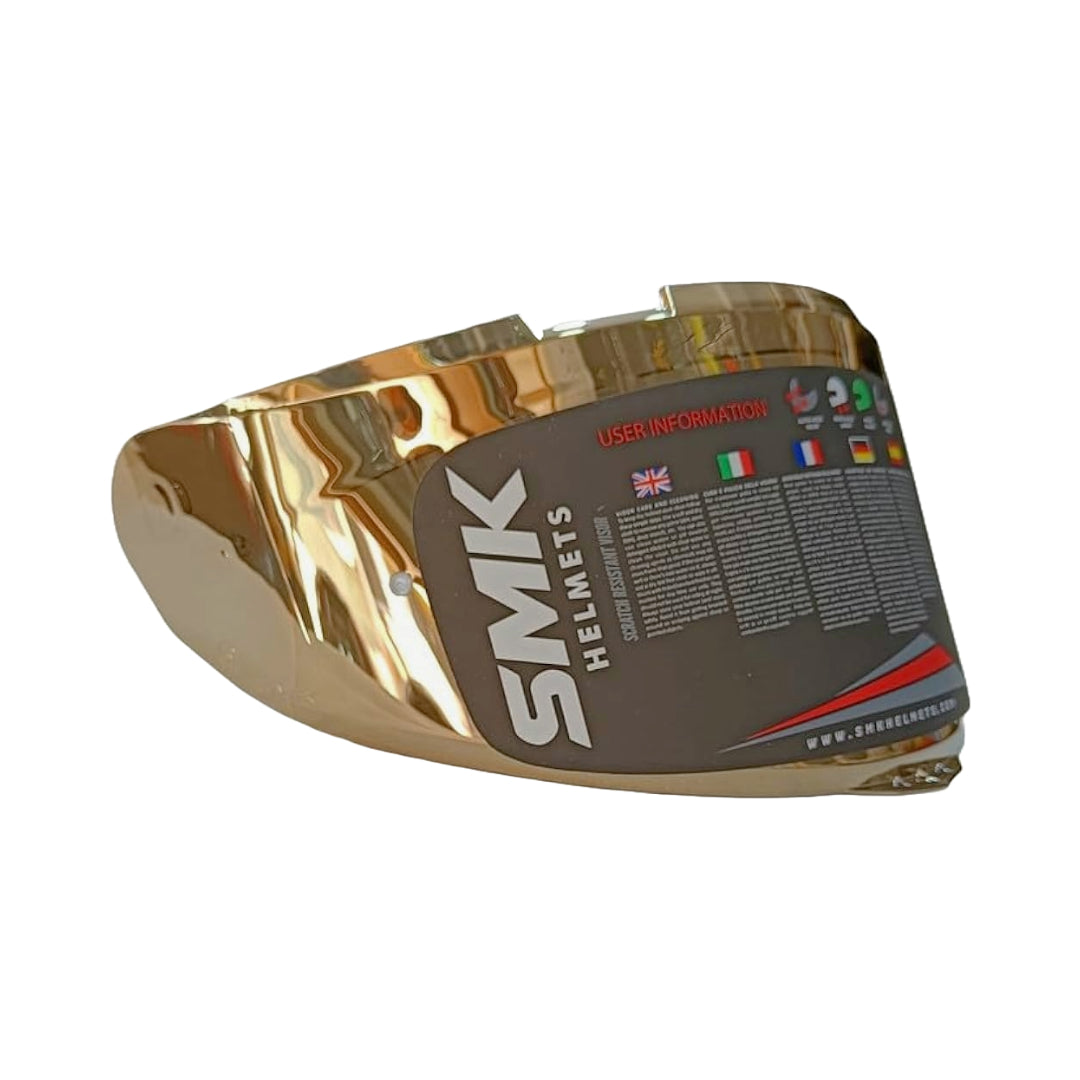 Smk Stellar Golden Metallic Visor