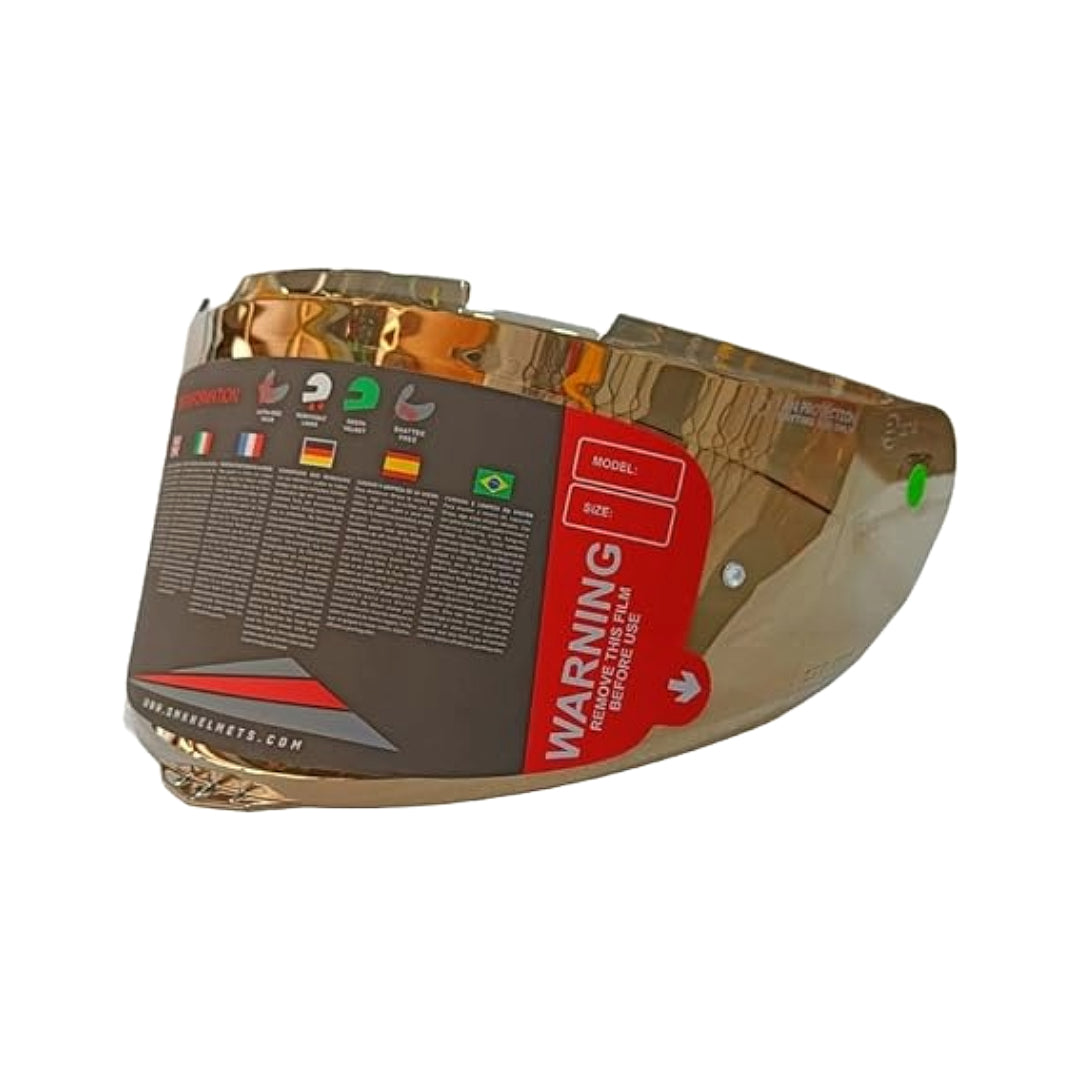 Smk Stellar Golden Metallic Visor