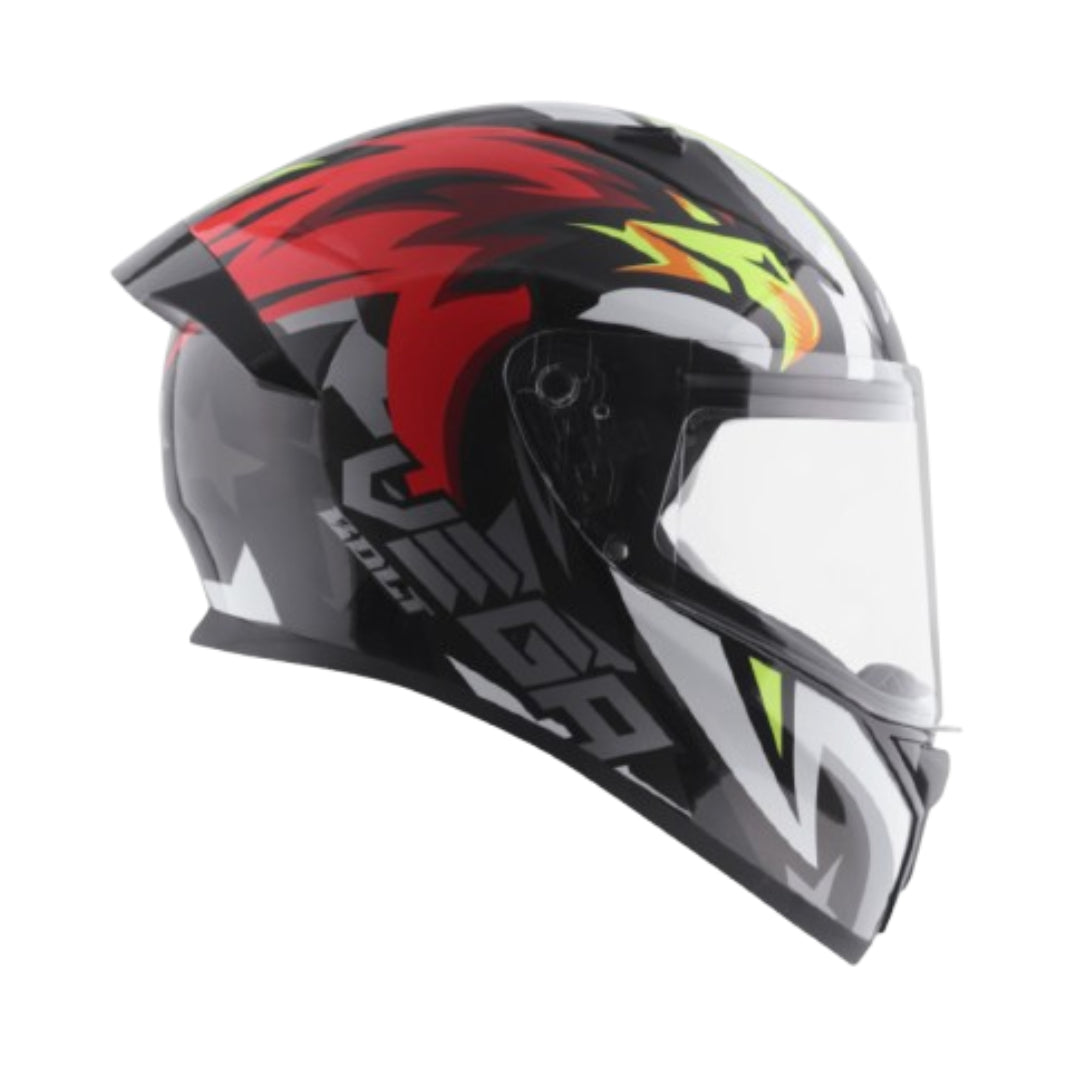Vega Bolt Dx Speedx Black Red Helmet