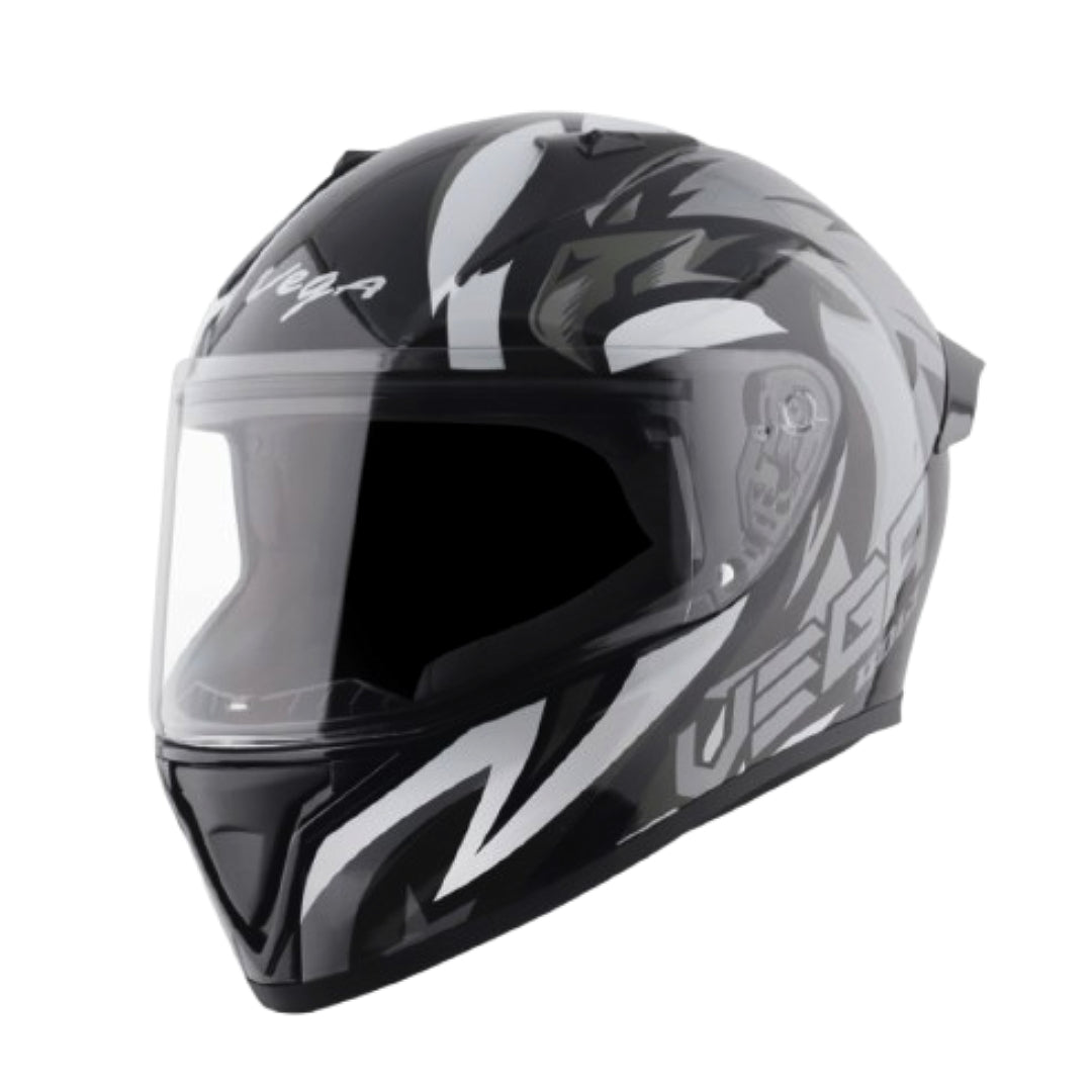 Vega Bolt Dx Speedx Black Grey Helmet