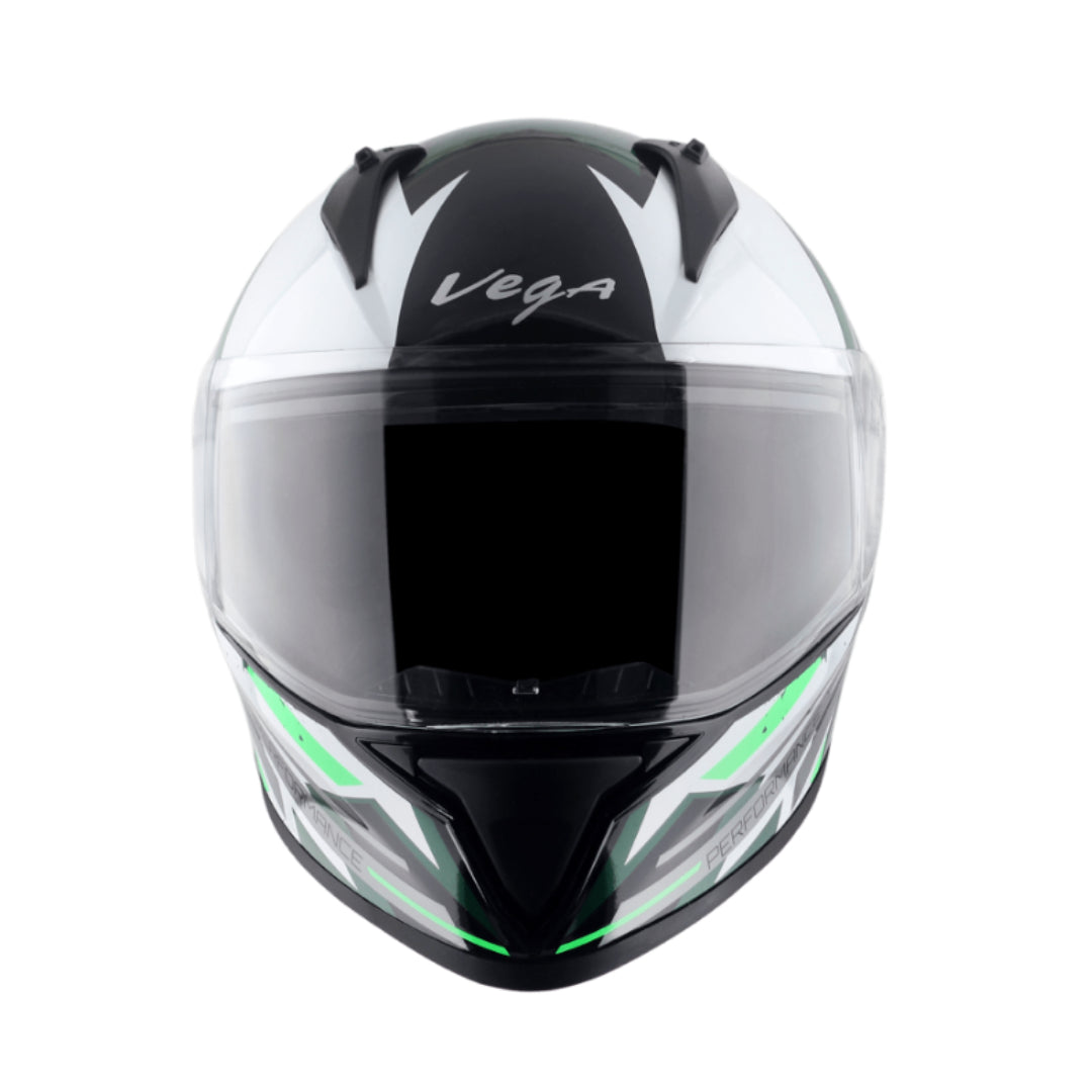 Vega Bolt Dice Black White Helmet