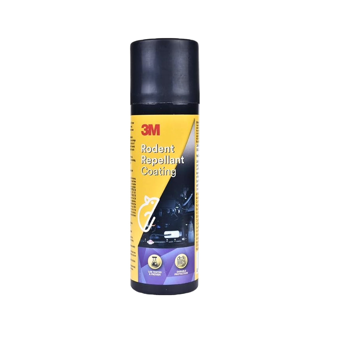 3M Rodent Repellent Coating Spray, Prevents Rat Bites in Engine Parts and Wires, Highly Effective, Leak-Free, Easy-to-Spray, Bitter Taste, No Kill-only Repels