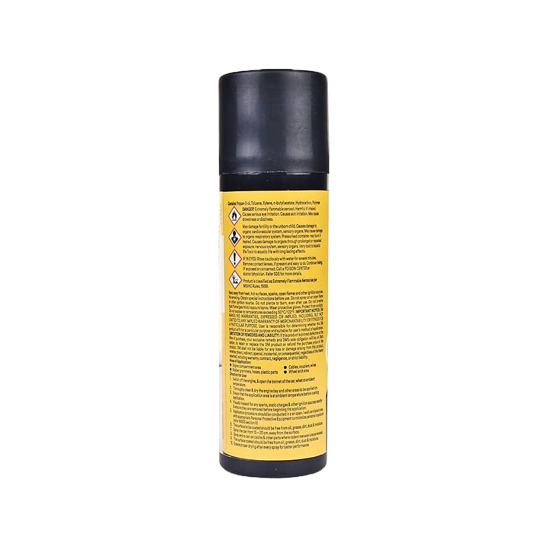 3M Rodent Repellent Coating Spray, Prevents Rat Bites in Engine Parts and Wires, Highly Effective, Leak-Free, Easy-to-Spray, Bitter Taste, No Kill-only Repels