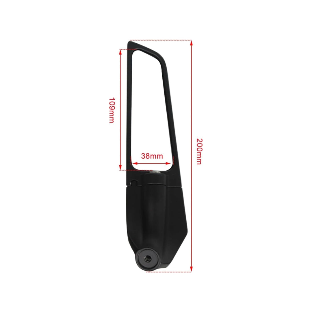 BSDDP Motorcycle Rearview Mirrors (Without LED)