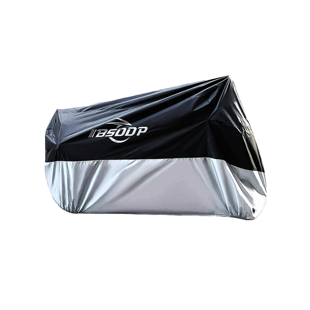 Bsddp Universal Bike Cover Black Silver