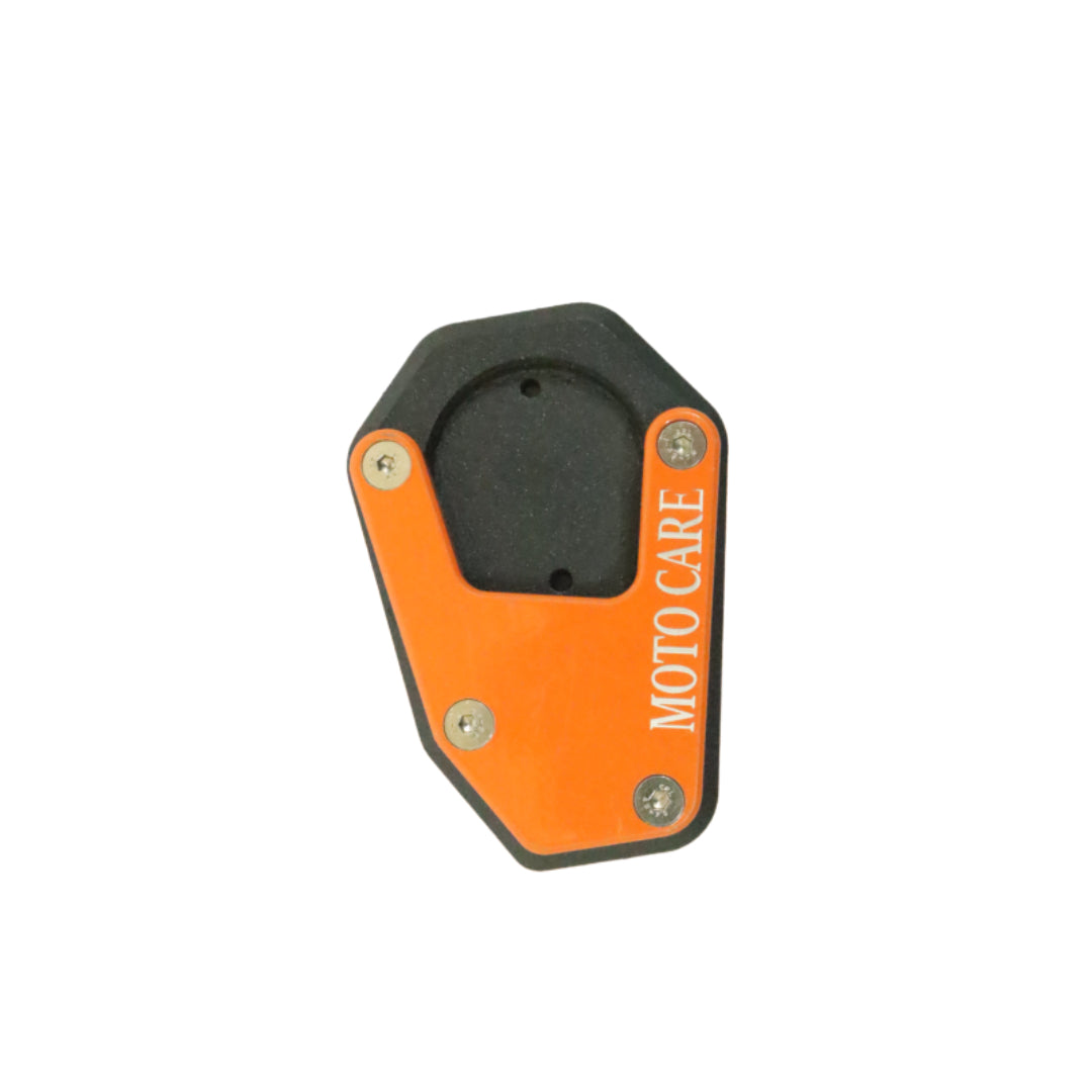 MotoCare CNC Side Stand Extender (Orange) FOR ADVENTURE