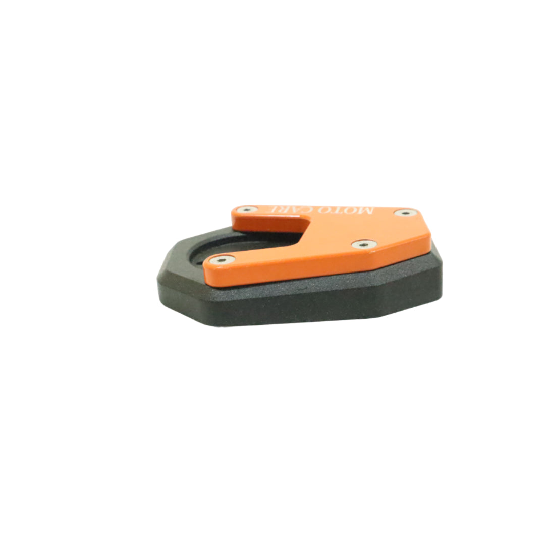 MotoCare CNC Side Stand Extender (Orange) FOR ADVENTURE