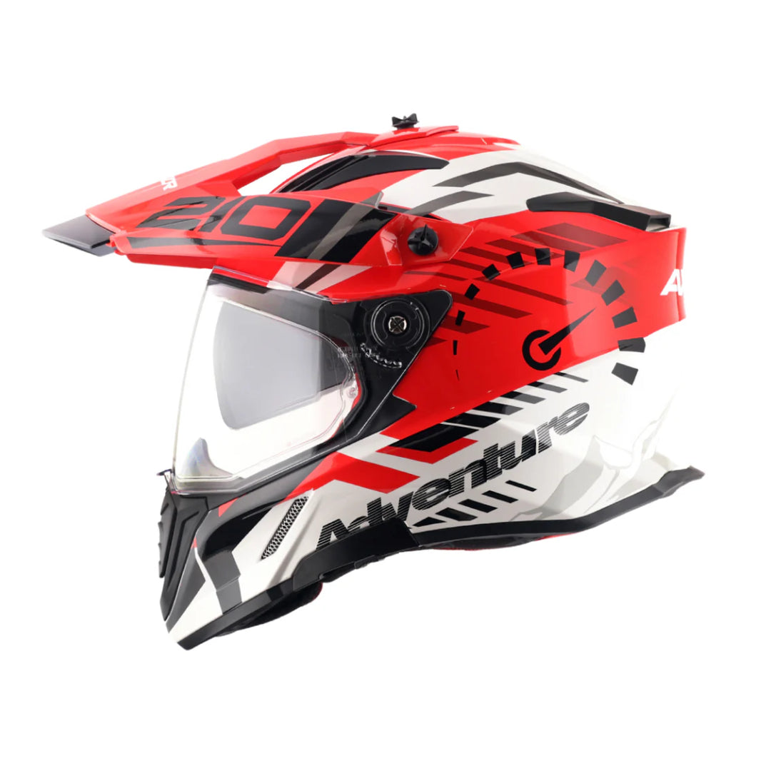 Axor X-Cross Dual Visor Speedometer Full Face Motorcycle Helmet