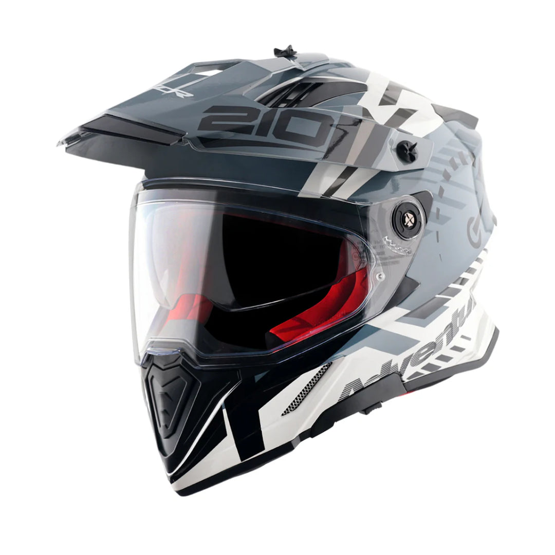 Axor X-Cross Dual Visor Speedometer Full Face Motorcycle Helmet