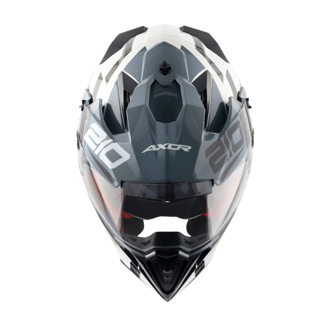 Axor X-Cross Dual Visor Speedometer Full Face Motorcycle Helmet