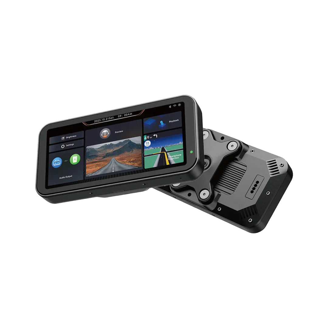 MT2 Smart Screen Recorder Motorcycle CarPlay System with GPS & Anti-Theft
