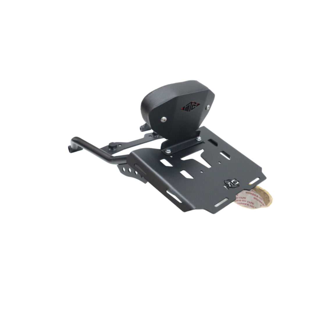 MotoCare Pipe Carrier with Backrest for TVS Ronin