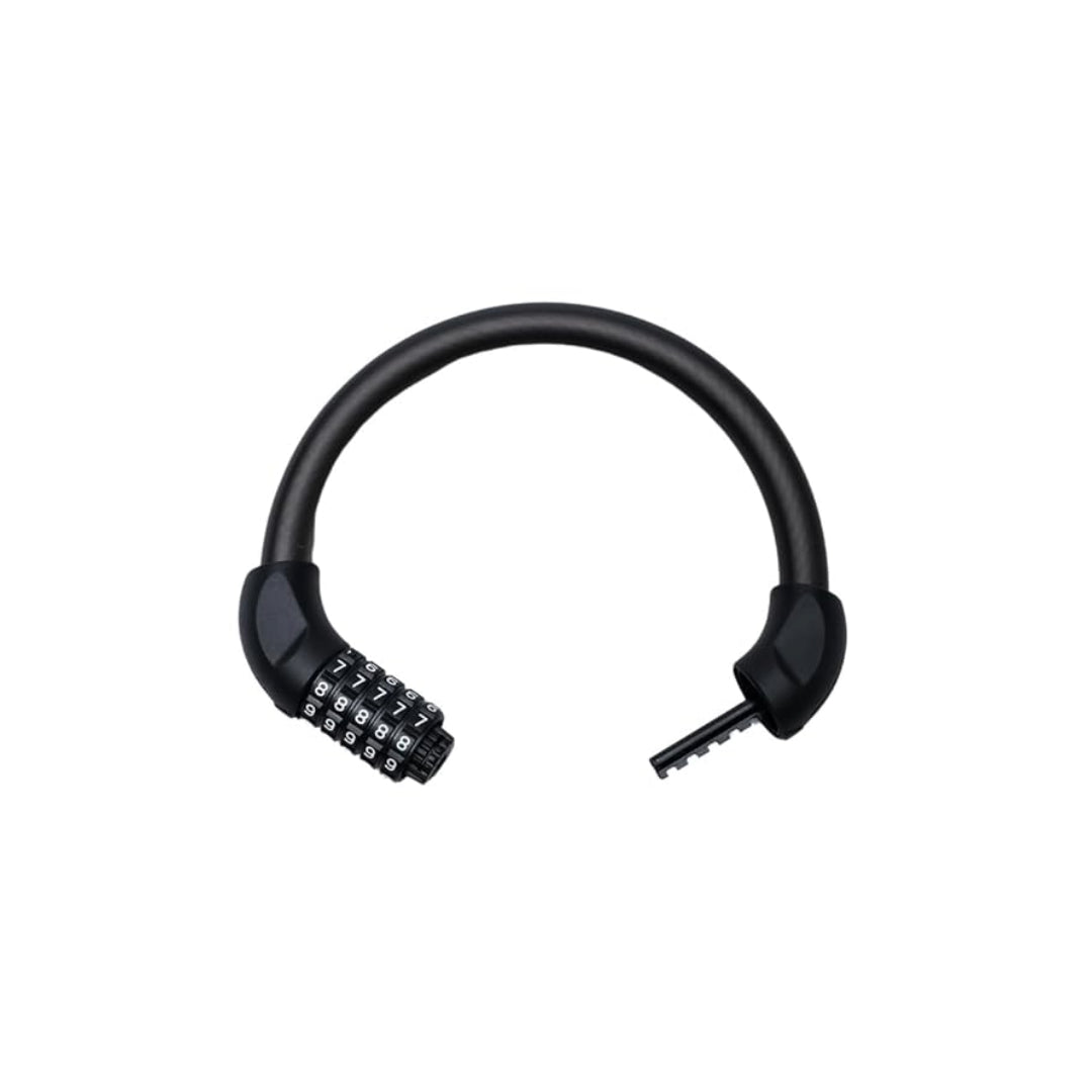ANTI THEFT SINGLE CABLE RING NUMBER LOCK | BLACK