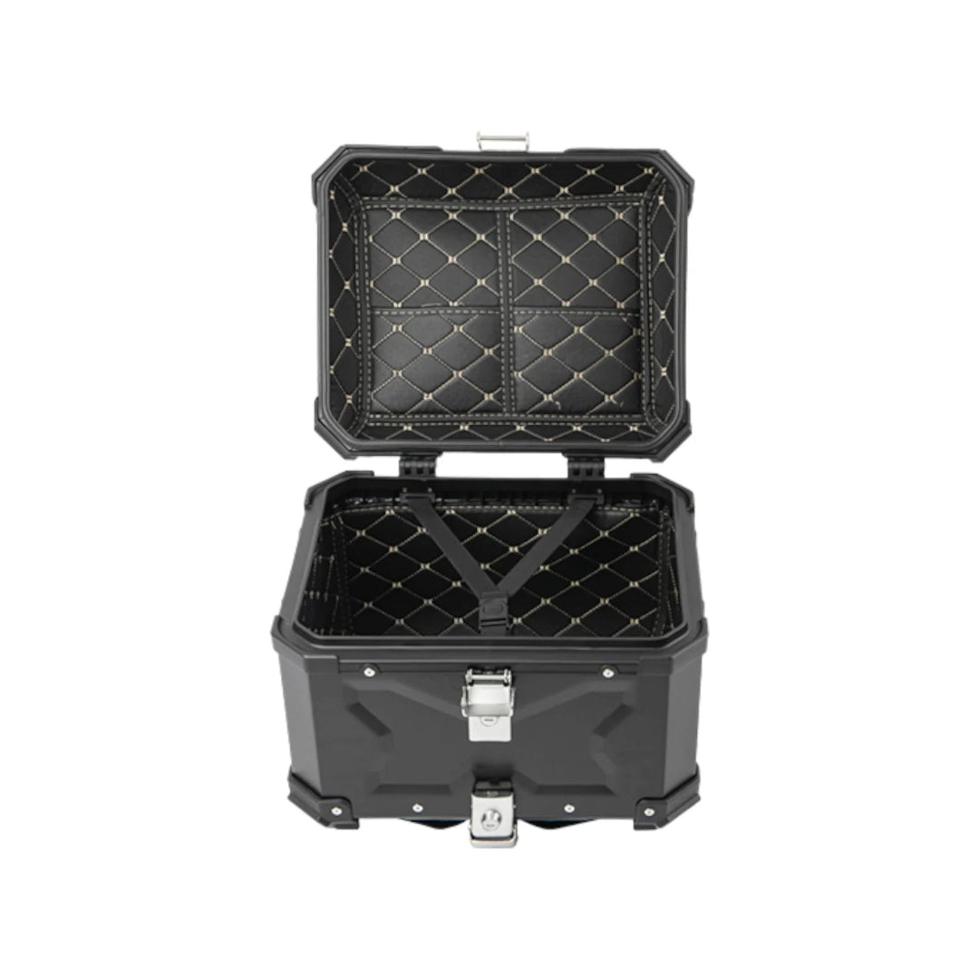 LGP Premium X Aluminium Top Box 45l-Black Compatible For All Motorcycle