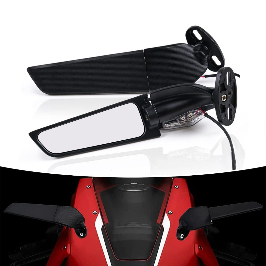 Max Protaper Stealth Rear View Side Mirror with Indicator