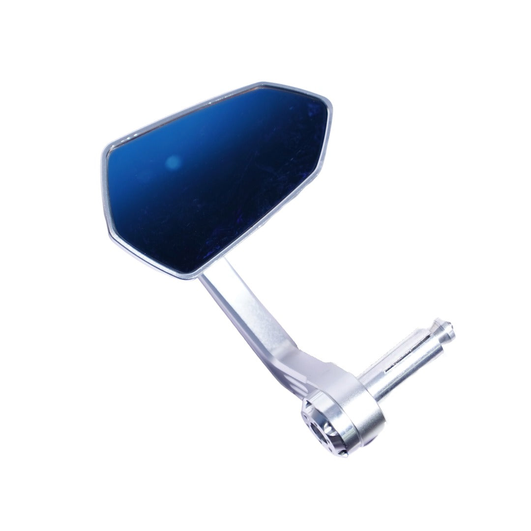 ATT-BSDDP Raximo Aluminium Bar End Mirrors – Silver