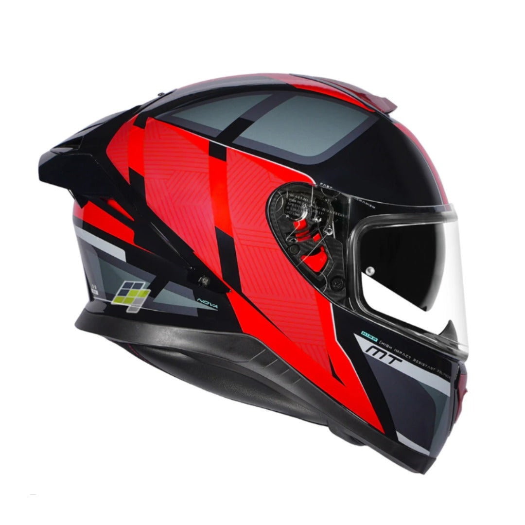 MT Thunder 3 VS Pro Nova B5 Gloss Black Red Helmet