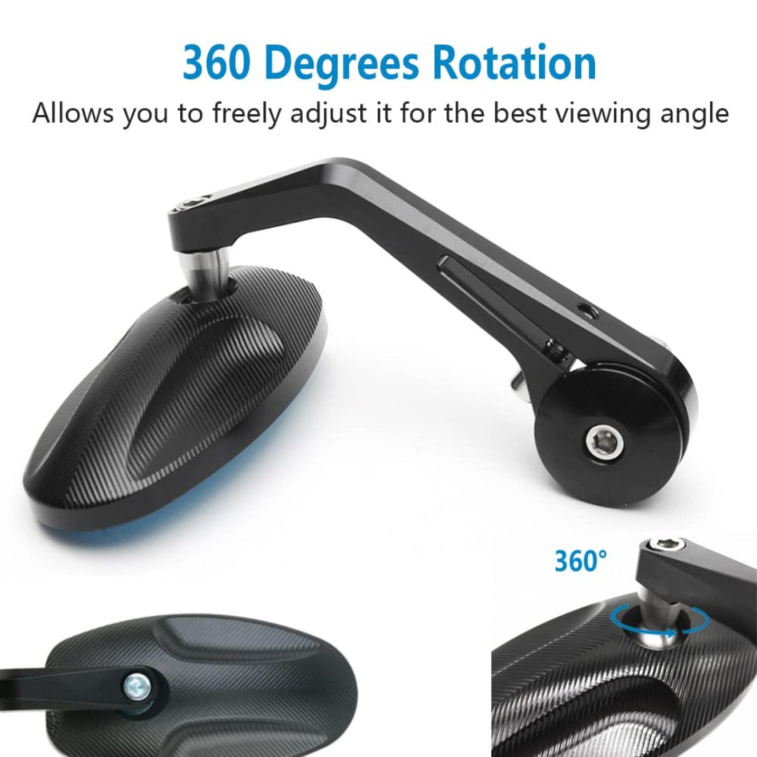 BMW CNC Aluminium Premium Bar End Mirror