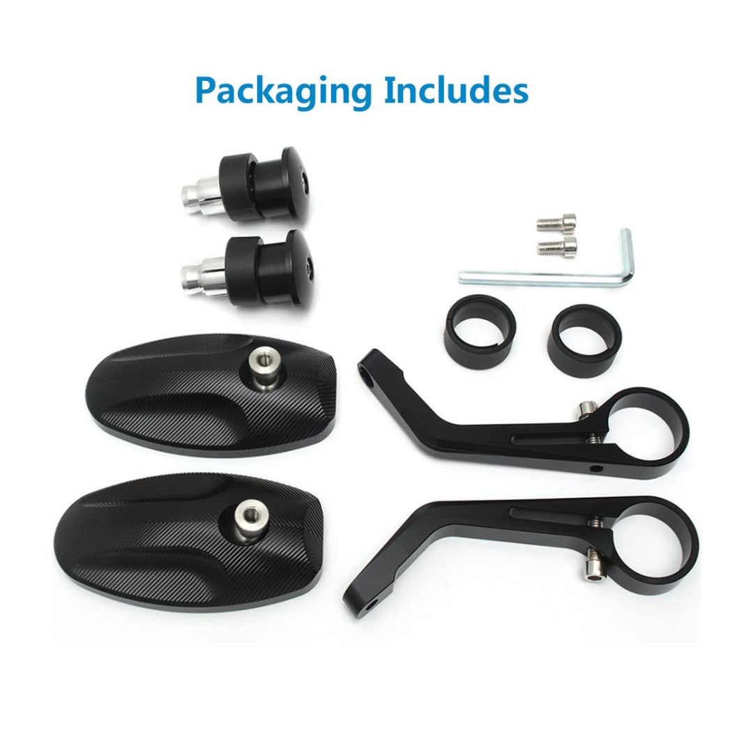 BMW CNC Aluminium Premium Bar End Mirror