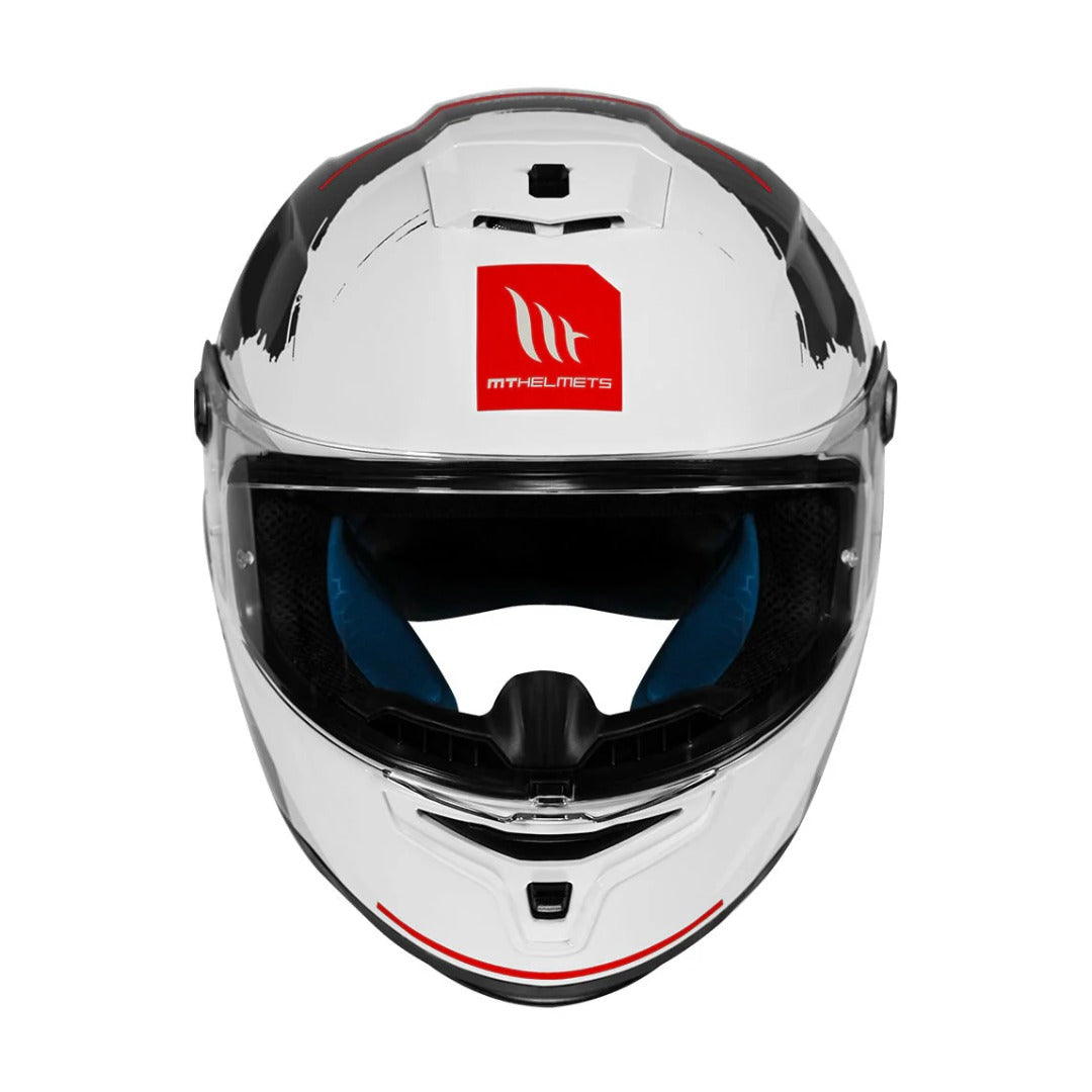 MT Hummer Monti A5 Gloss White Helmet