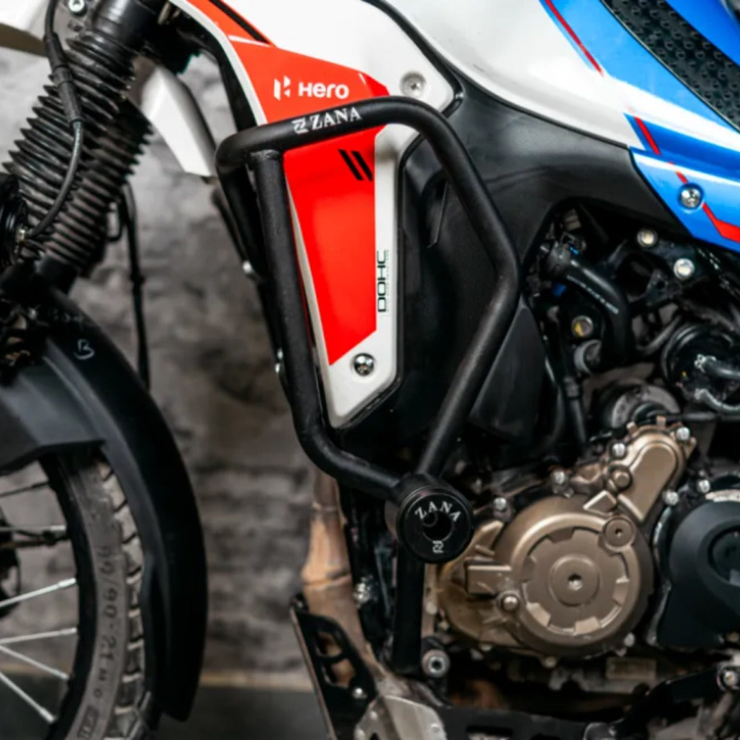 ZANA Crash Guard with Slider for X-Pulse 210 – Texture Matt Black