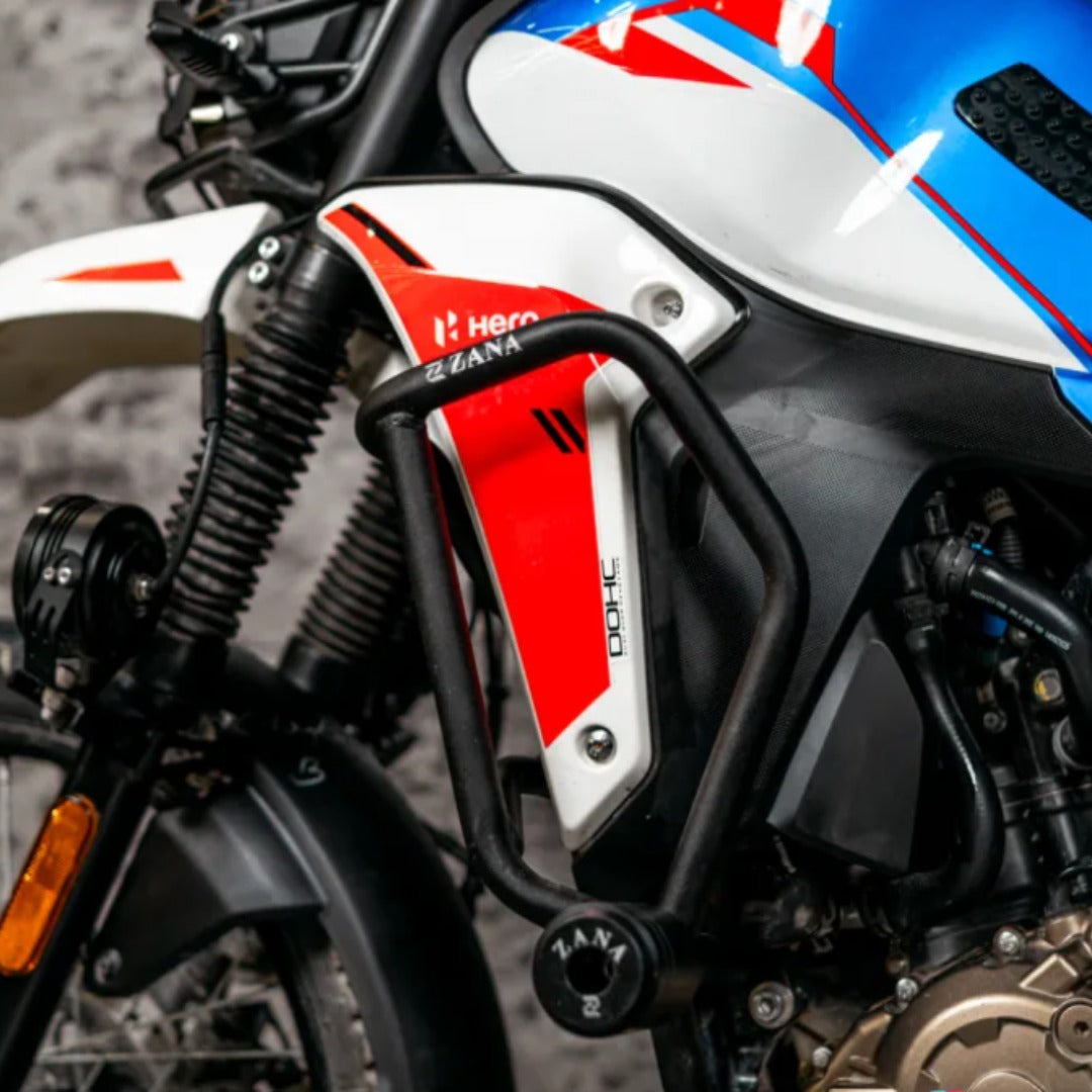 ZANA Crash Guard with Slider for X-Pulse 210 – Texture Matt Black