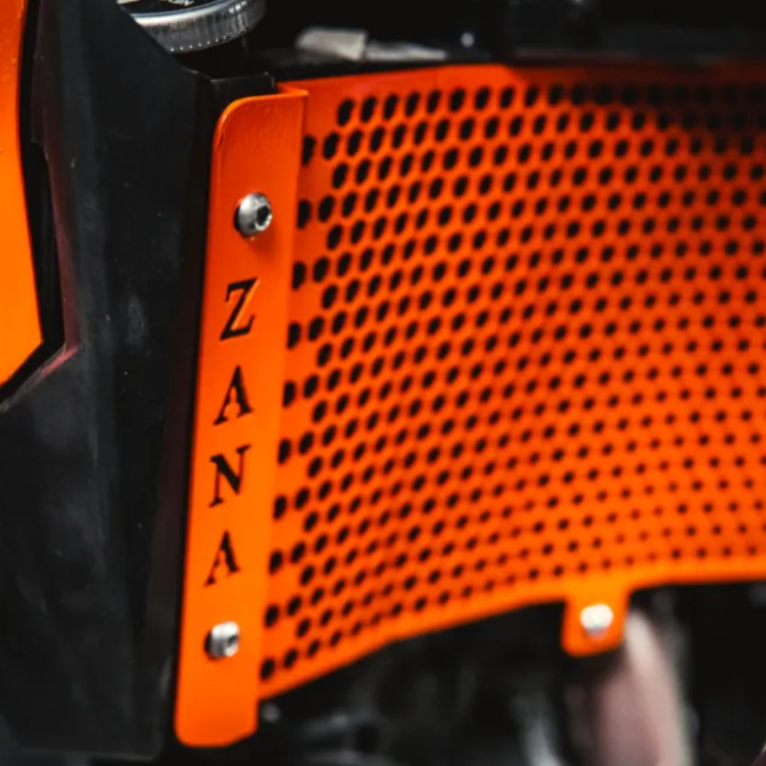 ZANA Radiator Guard Honeycomb (Orange) for KTM ADV 390 2025