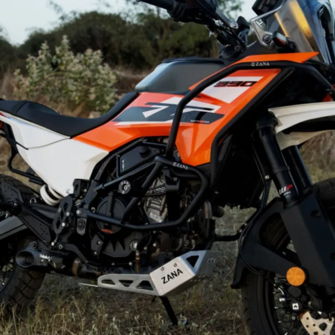 ZANA Upper & Lower Crash Guard Set (Black) for KTM ADV 390 2025