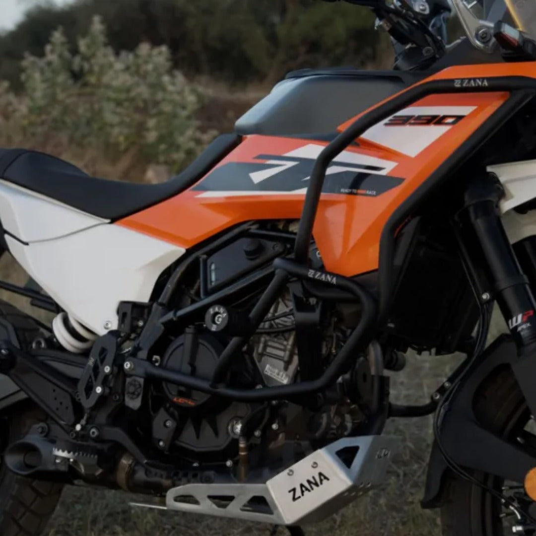 ZANA Upper & Lower Crash Guard Set (Black) for KTM ADV 390 2025