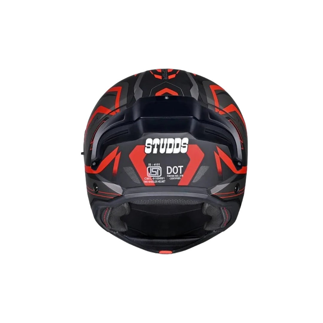Studds Trooper D3 Ventura Decor Helmet – Full Face Motorcycle Helmet
