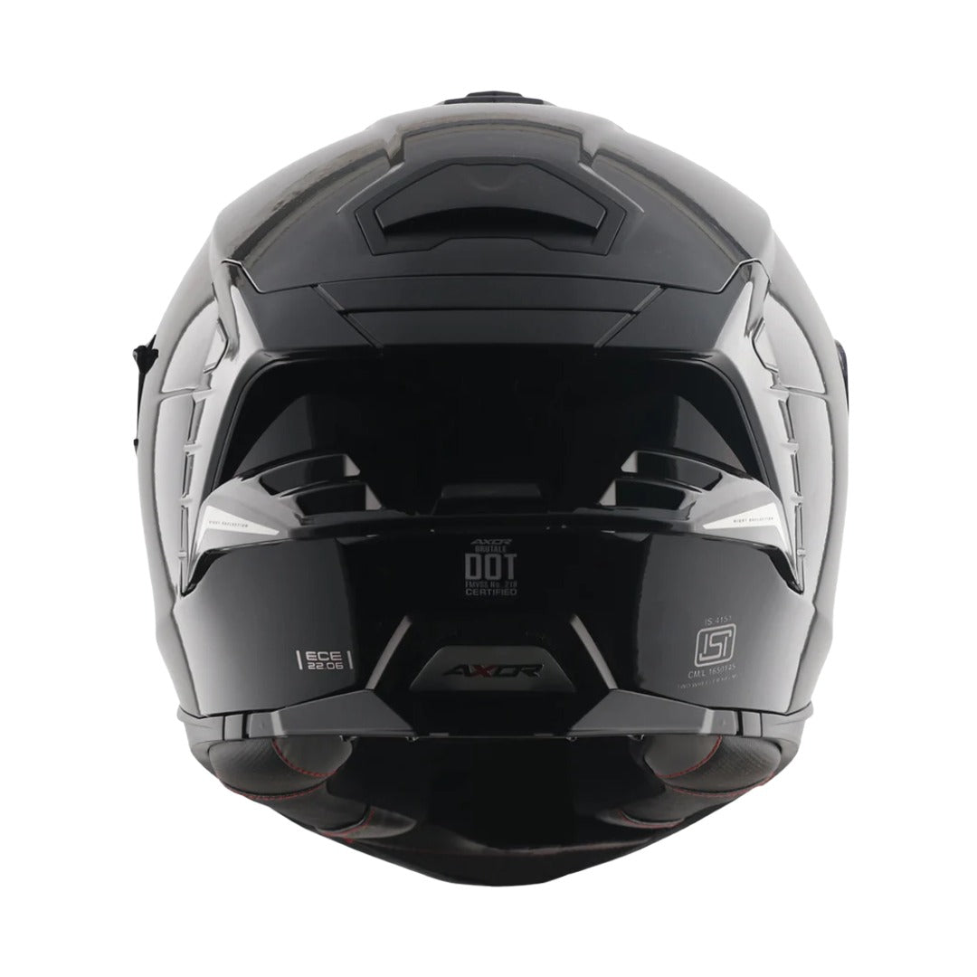 AXOR Brutale Solid Colors Dual Spoiler Helmet