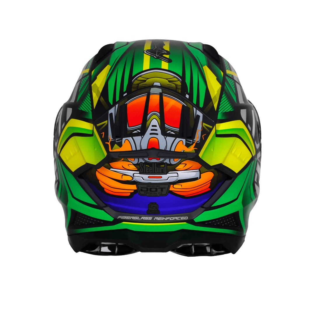 Steelbird SBH-61 ISS/SXE with AFS Edition SP2 Helmet