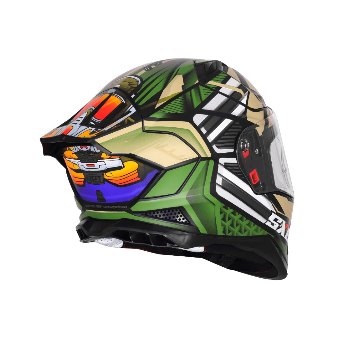 Steelbird SBH-61 ISS/SXE with AFS Edition SP2 Helmet