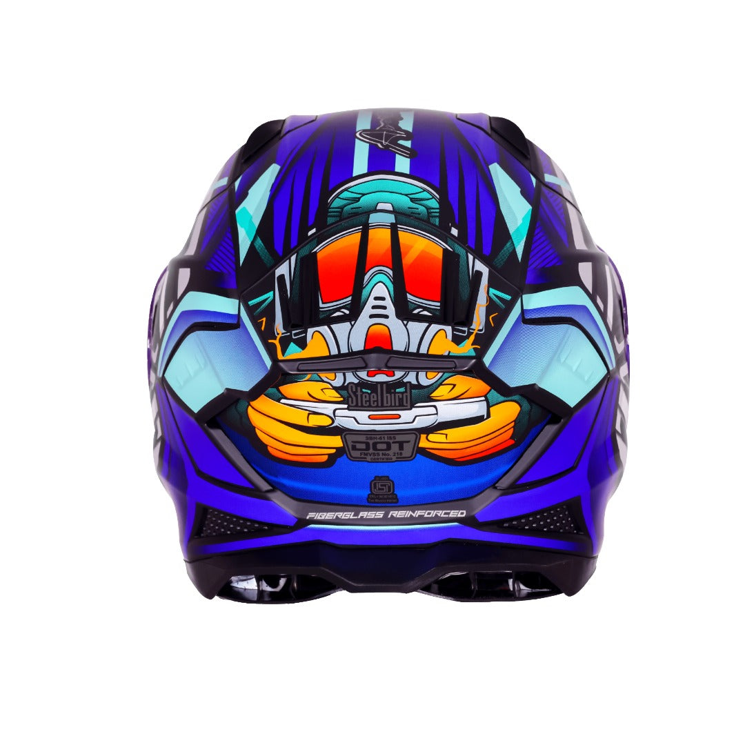 Steelbird SBH-61 ISS/SXE with AFS Edition SP2 Helmet