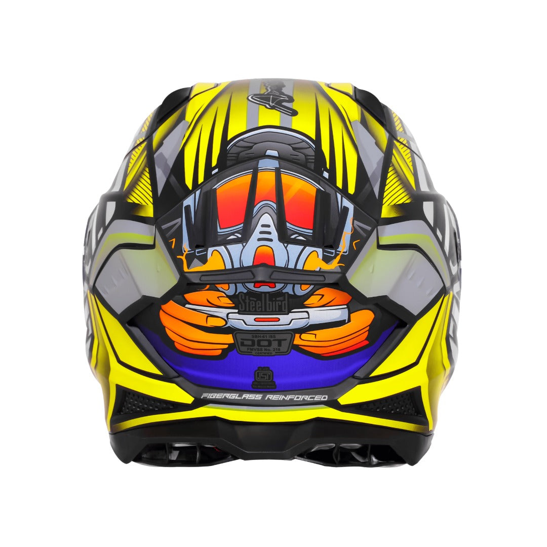 Steelbird SBH-61 ISS/SXE with AFS Edition SP2 Helmet