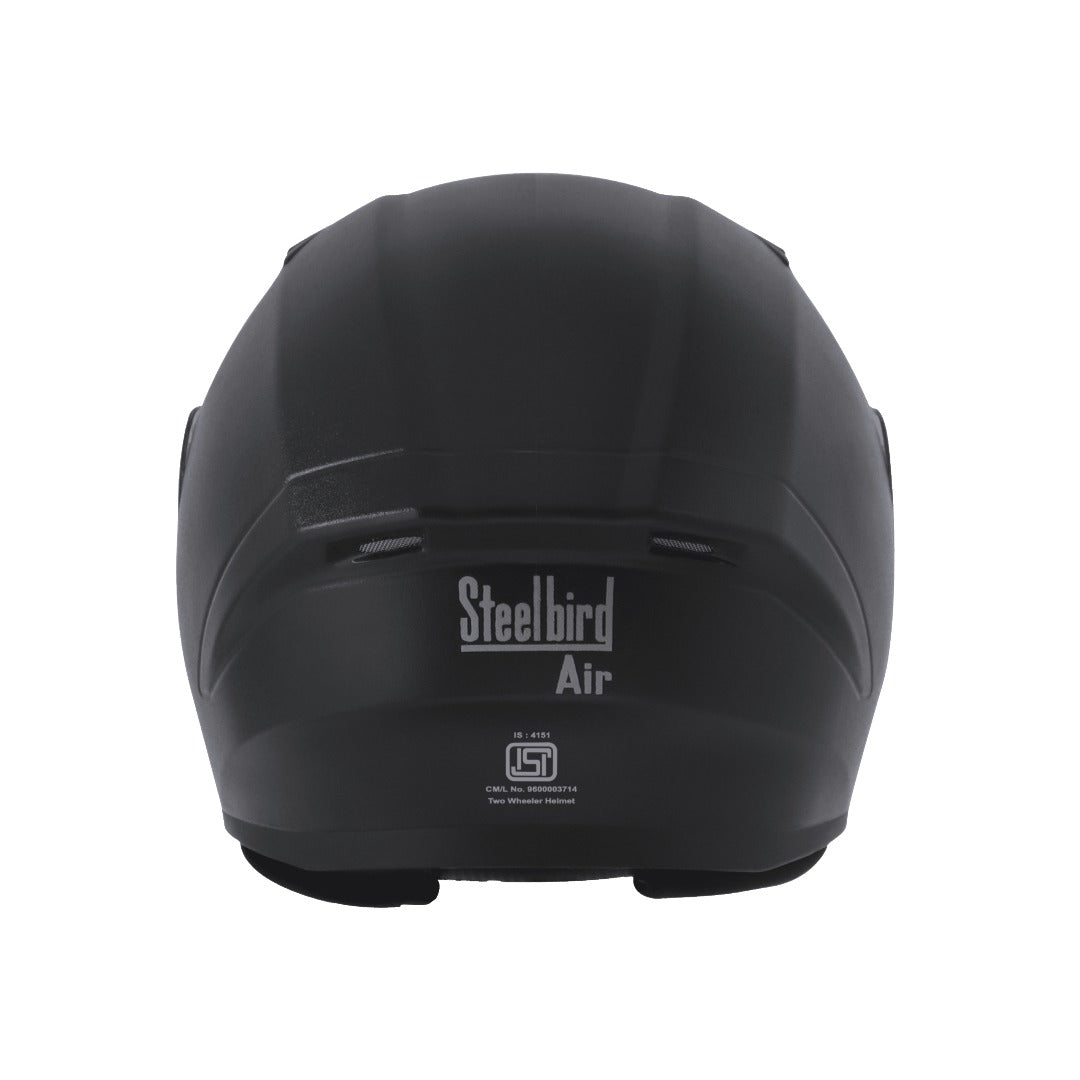 Steelbird SBA-17 ISS RDX Full Face Helmet – Black