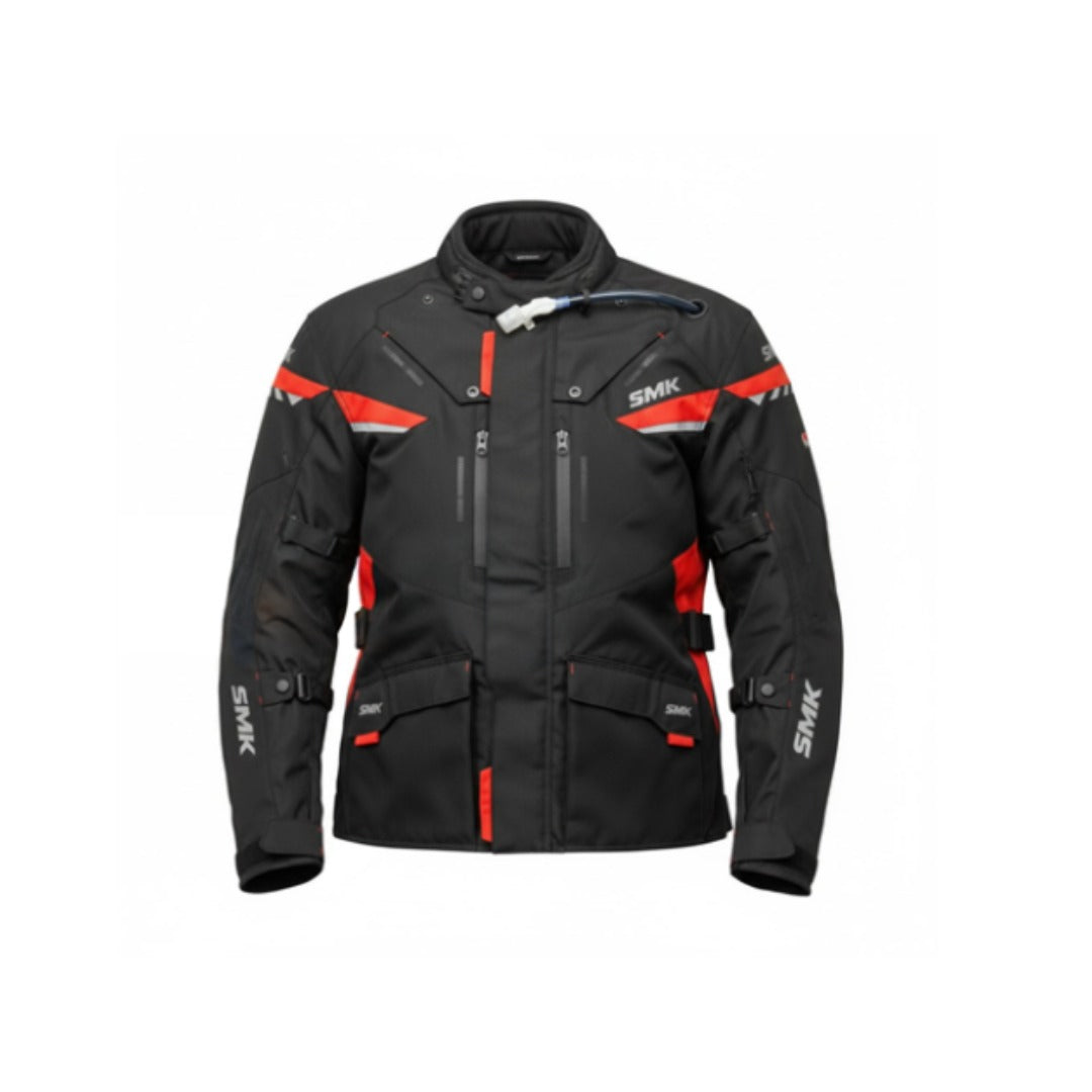 SMK Apex Adventura Riding Jacket for Men | CE Class A Certified | Level 2 Armour (Shoulder, Elbow, Back & Chest) | Waterproof 8000 mm | Breathable 3000 g/m²