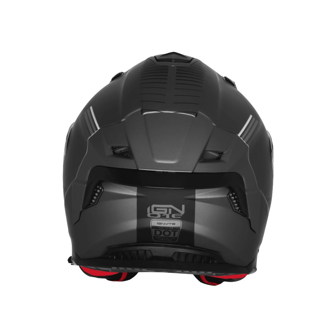IGN-16 ISS DOT Quantumm Glossy Full Face Helmet