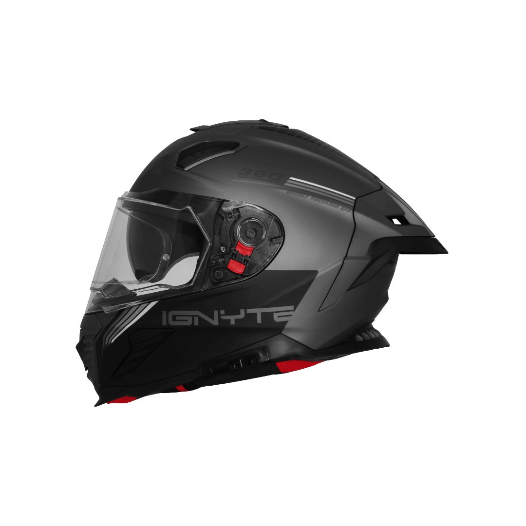 IGN-16 ISS DOT Quantumm Glossy Full Face Helmet - Image 1