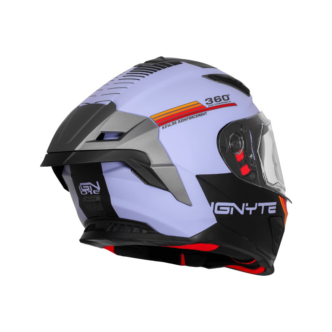IGN-16 ISS DOT Quantumm Glossy Full Face Helmet