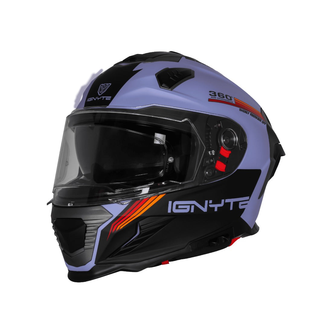 IGN-16 ISS DOT Quantumm Glossy Full Face Helmet