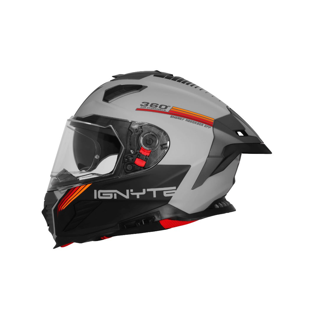 IGN-16 ISS DOT Quantumm Glossy Full Face Helmet