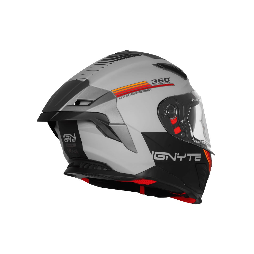 IGN-16 ISS DOT Quantumm Glossy Full Face Helmet