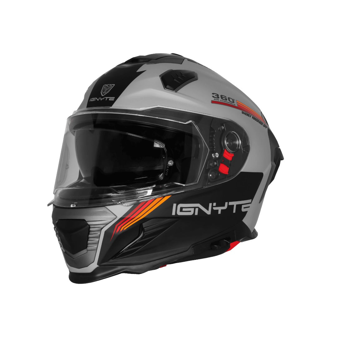 IGN-16 ISS DOT Quantumm Glossy Full Face Helmet