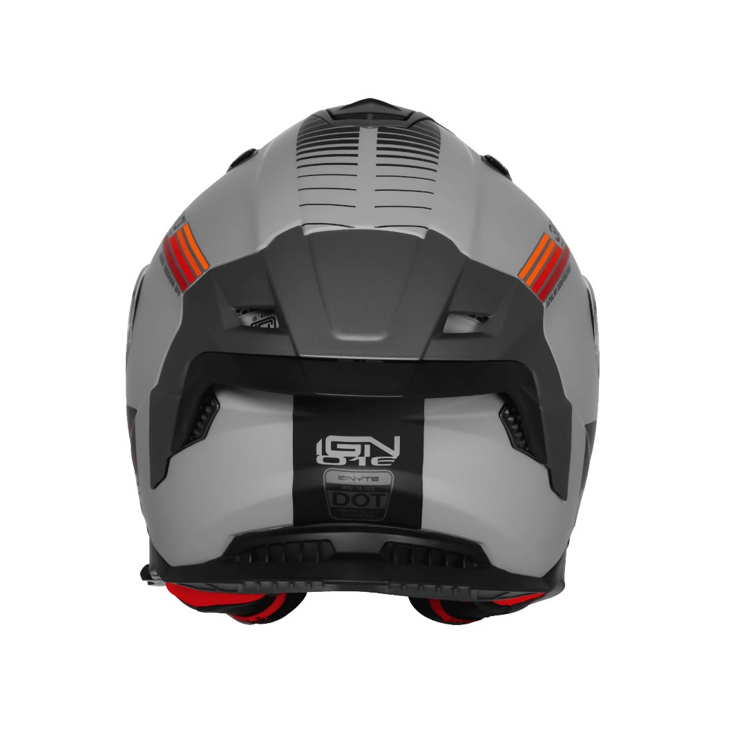 IGN-16 ISS DOT Quantumm Glossy Full Face Helmet